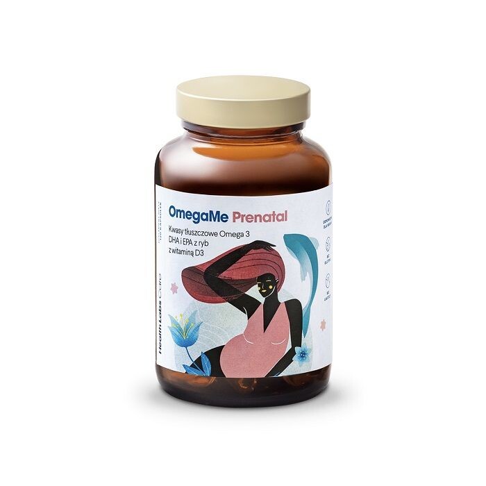 

Health Labs OmegaMe Prenatal Омега-3 жирные кислоты с витамином D3, 60 шт.