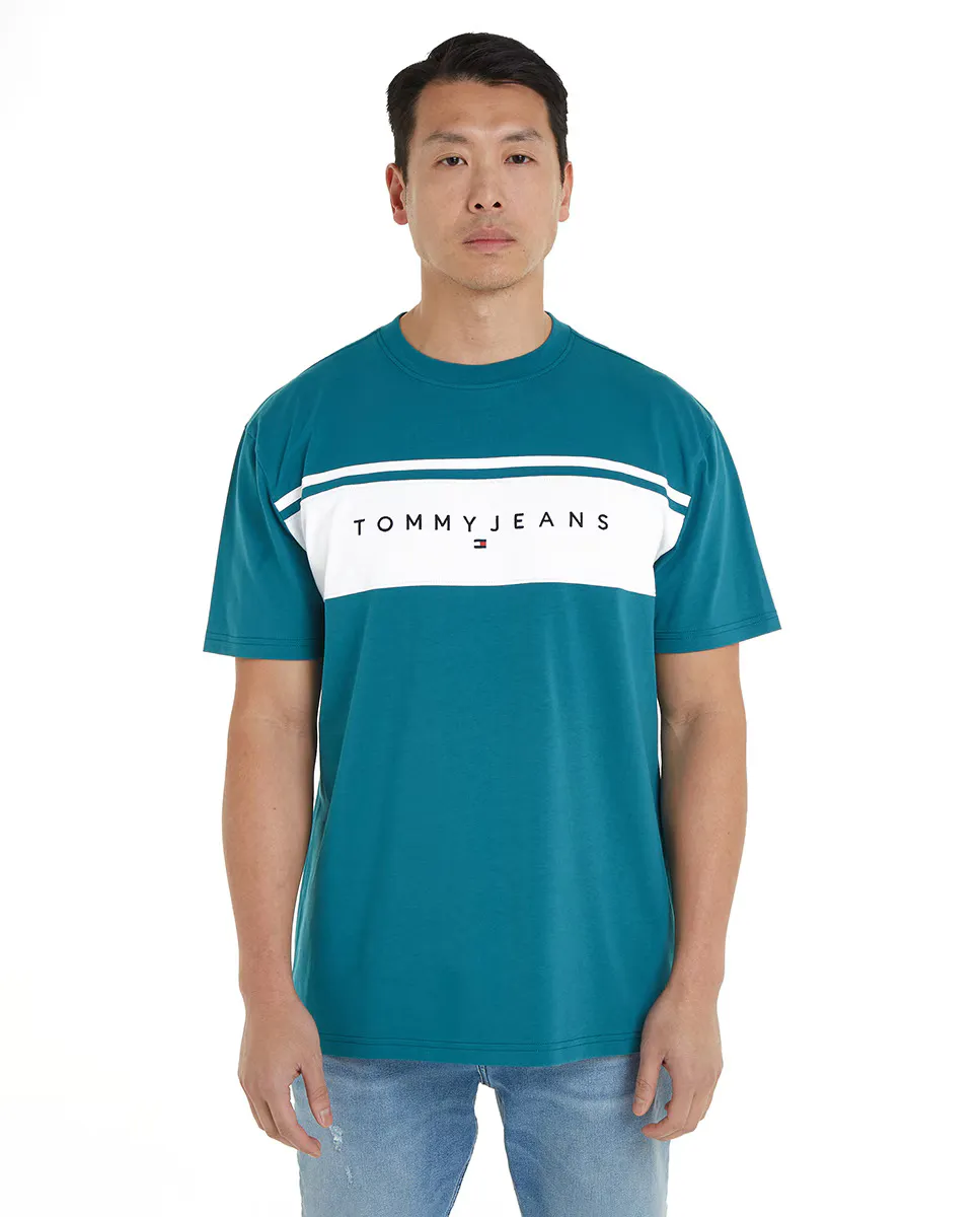 

Футболка мужская с коротким рукавом Regular Fit Tommy Jeans, темно-зеленый