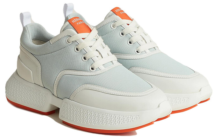 Кроссовки женские Hermès Giga Lifestyle Shoes, красный / белый — фото 3