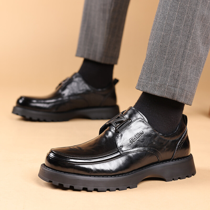Туфли мужские Men"s Casual Men Low-Top Shupate, коричневый — фото 4