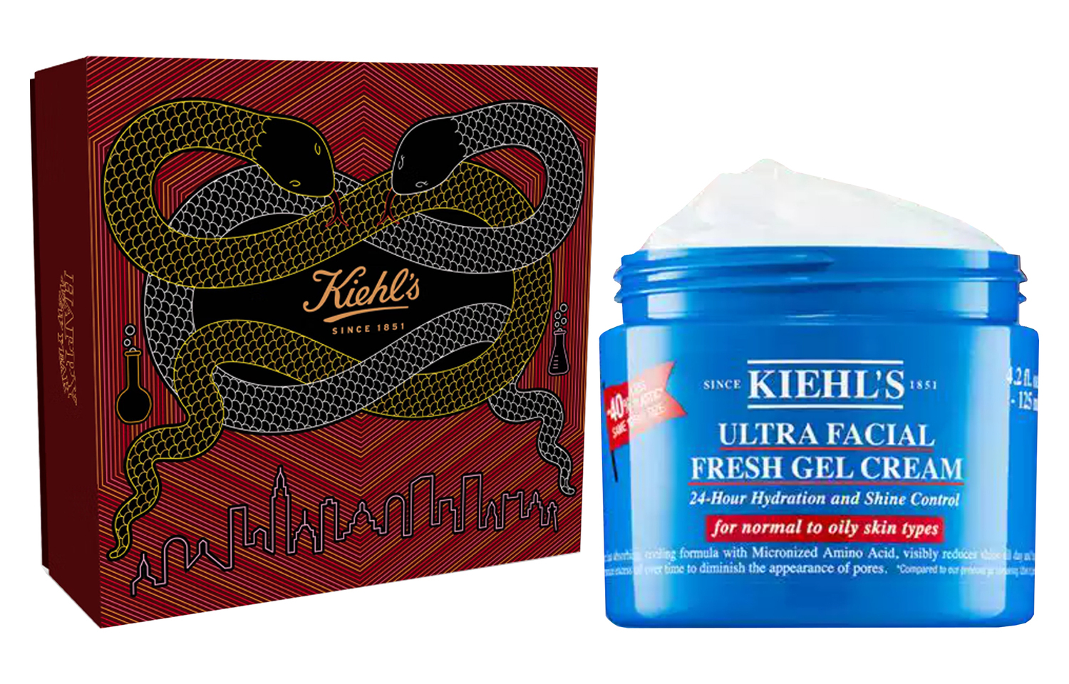 Крем для лица Kiehl's — Keyanshi новогодний лимитированный увлажняющий с высокой гидратацией, матирующий и, 50 мл — фото 2