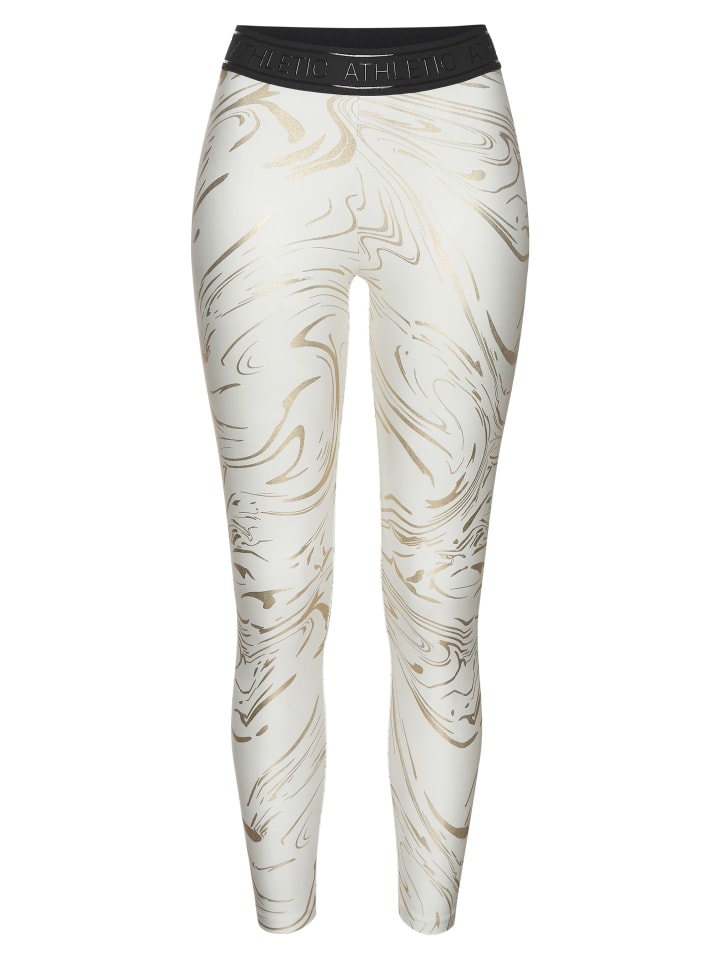 

Леггинсы LASCANA ACTIVE, цвет weiß, silber