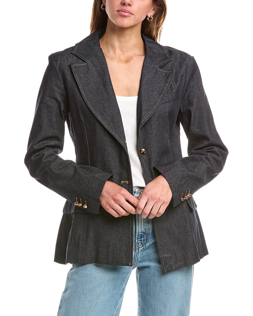 

Ревери джинсовый блейзер REVERIEE, черный