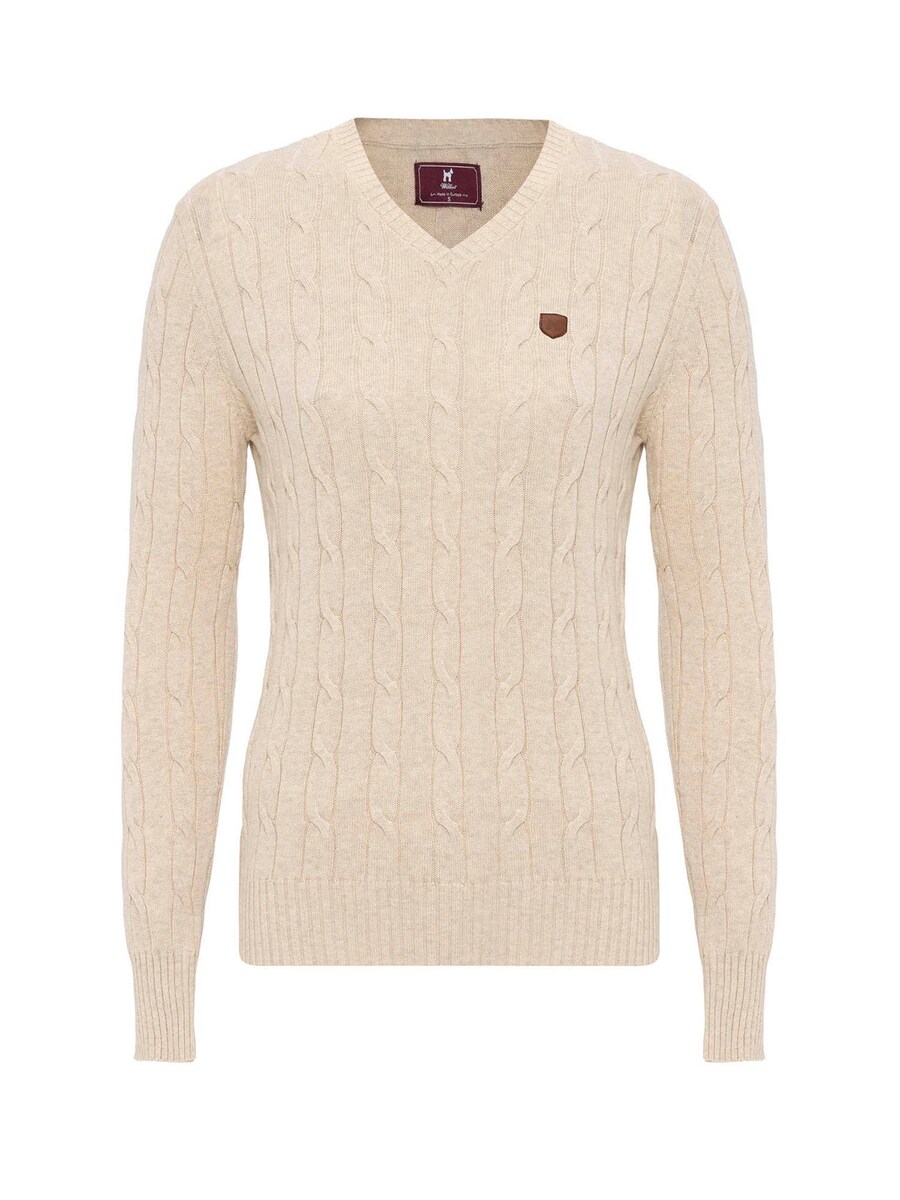 

Тонкий вязаный свитер Williot Sweater, бежевый