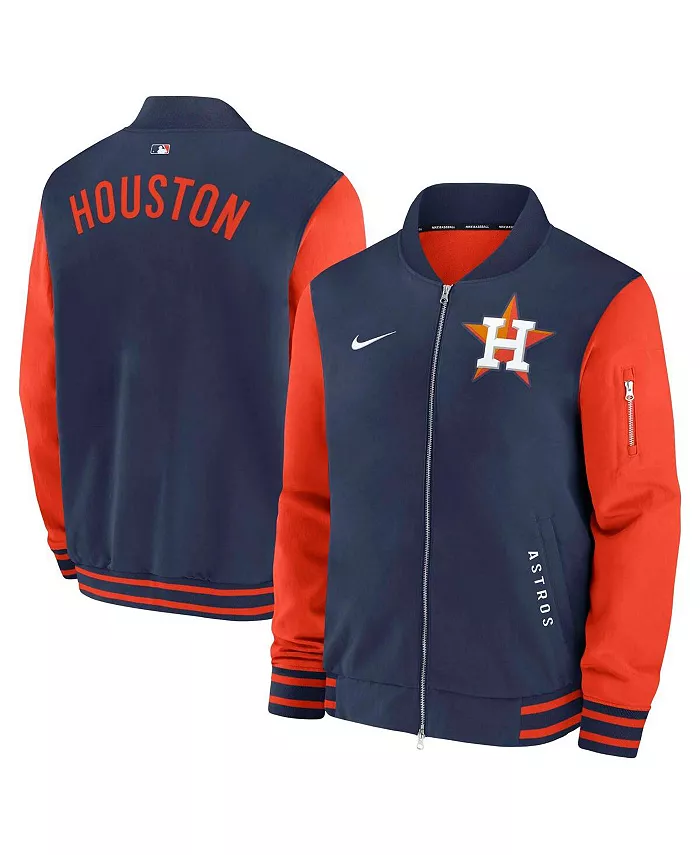 

Мужская бомбер-куртка Houston Astros Authentic Collection Dugout на молнии, цвет: темно-синий/оранжевый Nike