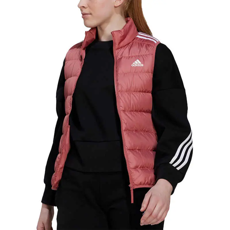 Утепленный жилет Adidas Essentials Light, красный — фото 3