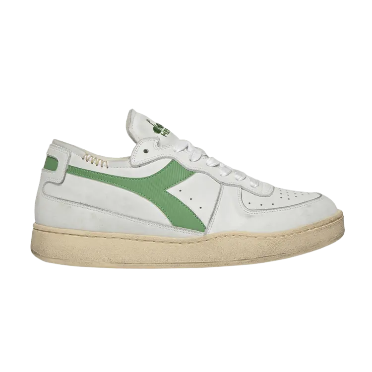 

Кроссовки Diadora Mi Basket Row Cut 'White Stone Green', белый