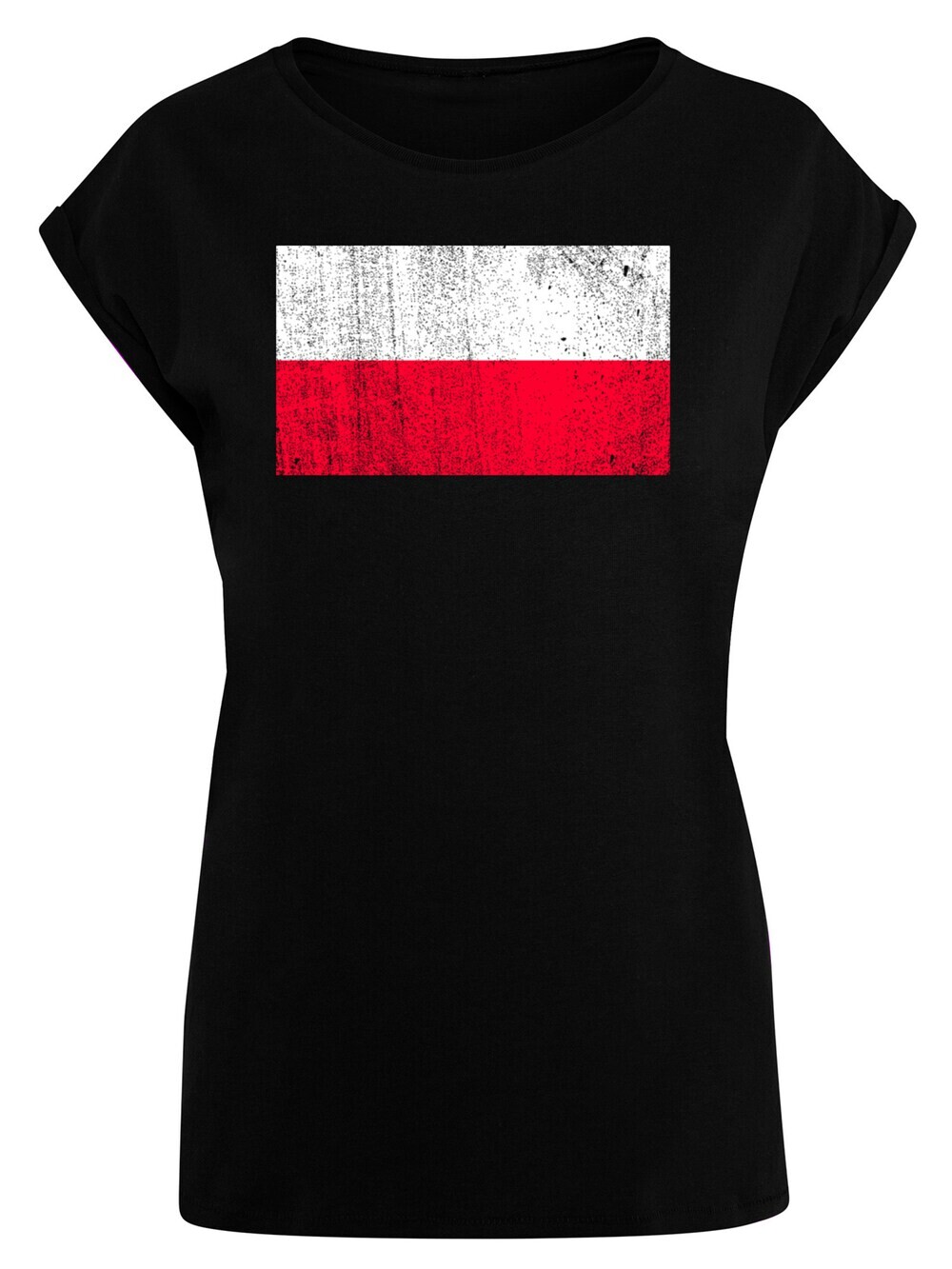

Рубашка F4Nt4Stic Poland Polen Flagge, черный