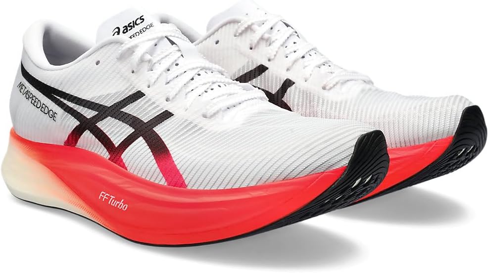 Кроссовки ASICS Metaspeed Edge для взрослых, унисекс, белый/черный — фото 2