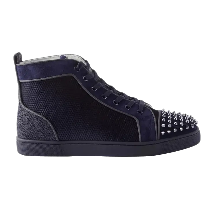 

Кроссовки Christian Louboutin Lou Spikes Orlato Flat Version Rock, синий