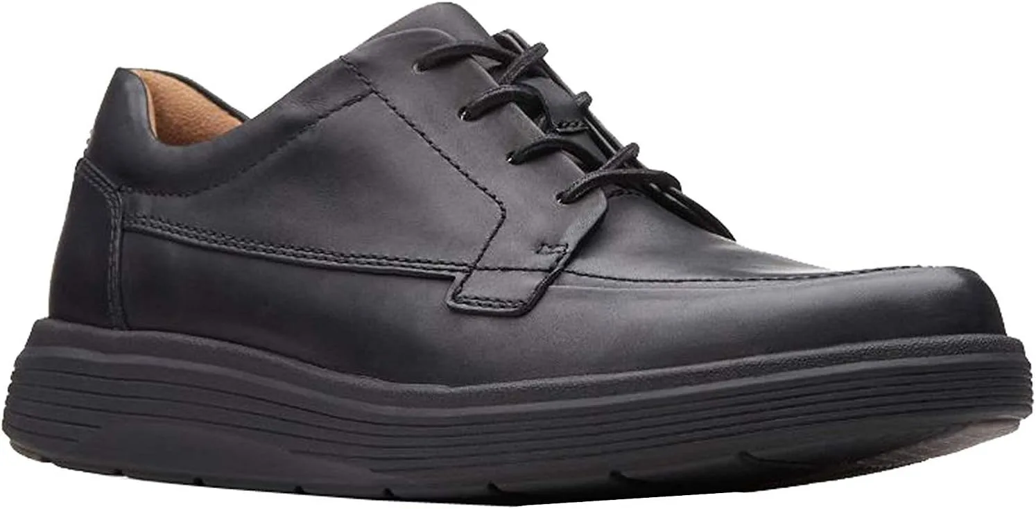 Мужские кожаные туфли Clarks Un Abode Ease, черный — фото 3