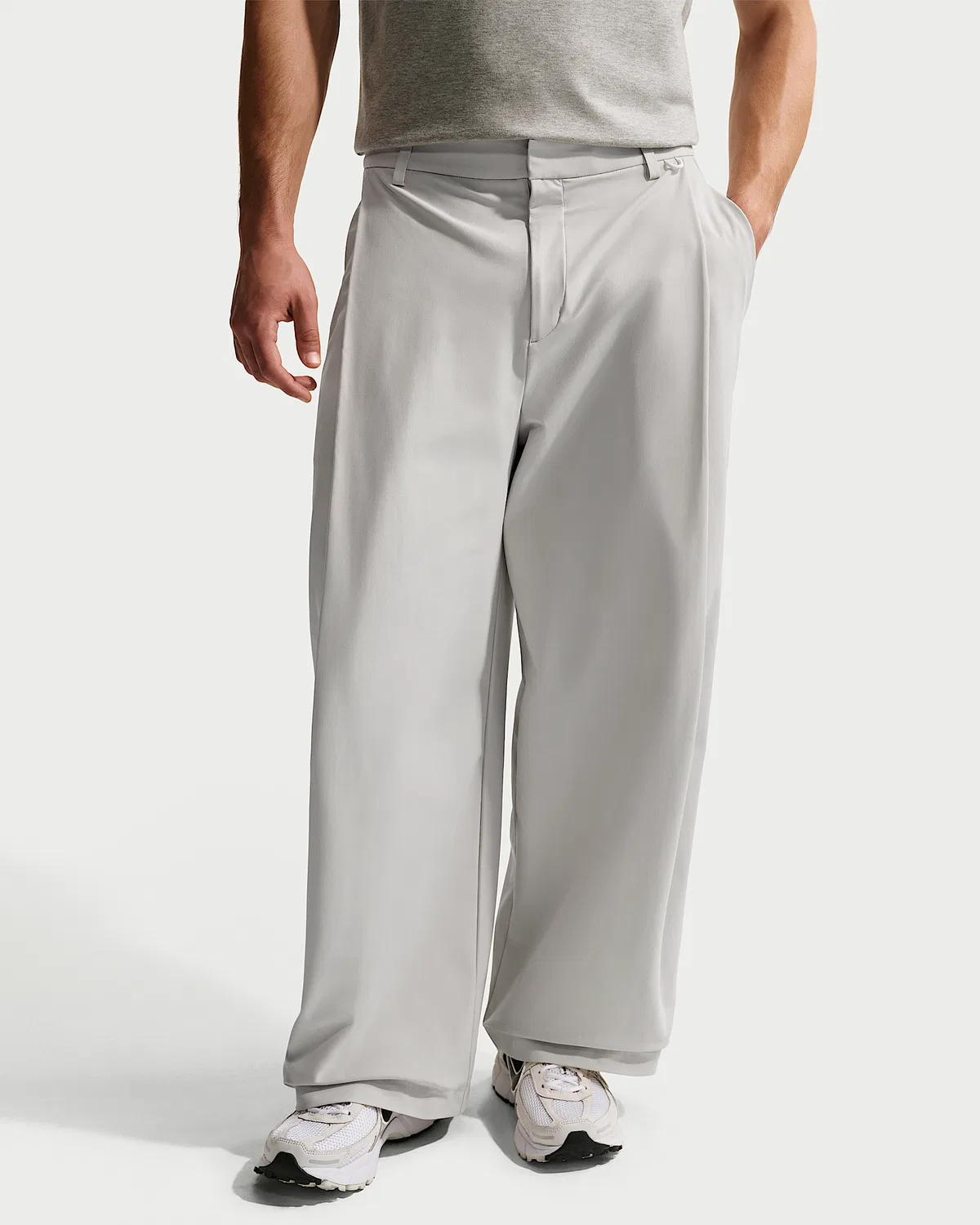 Мужские брюки Nike 24.7 PerfectStretch Dri-FIT UV, Light Bone/Sail/Light Orewood Brown — фото 2