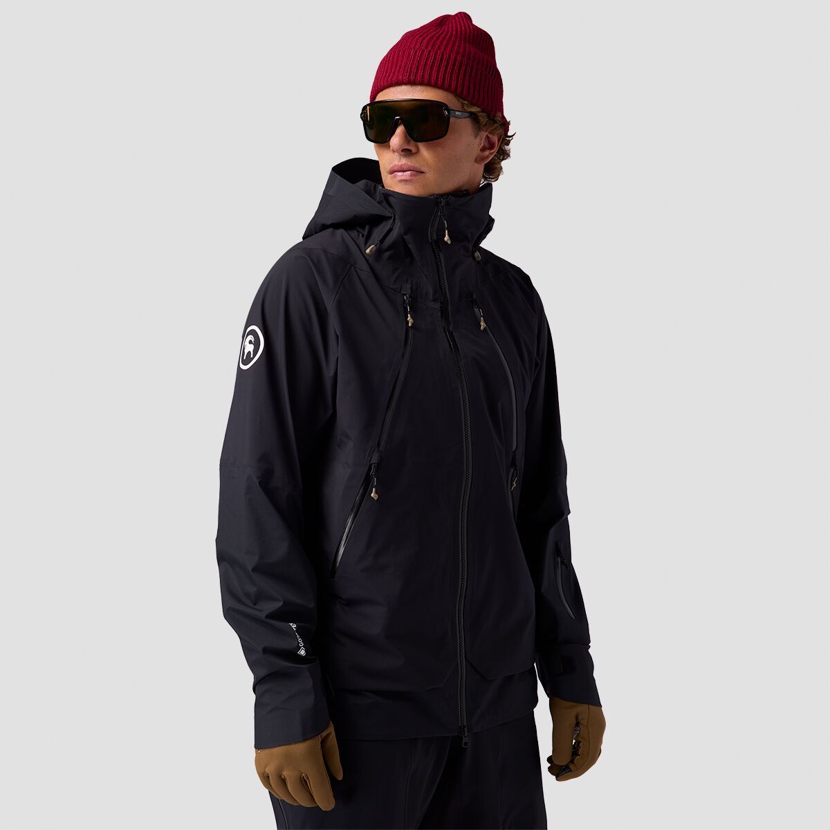 

Кардиган из ткани Gore-Tex 3L Backcountry, черный