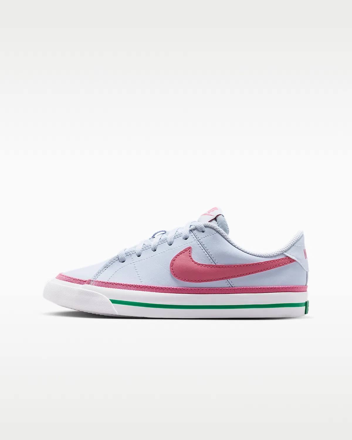 Детские кроссовки Nike Court Legacy, Football Grey/White/Malachite/Peony