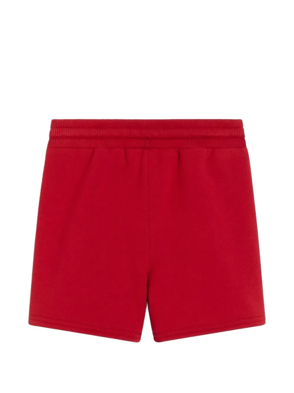 Флисовые шорты-бермуды с логотипом Dolce & Gabbana Kids, красный — фото 2