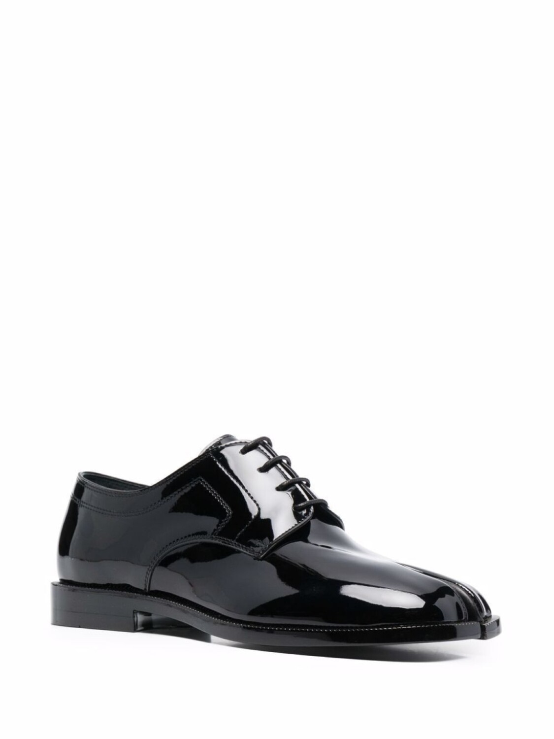 Лакированные броги Tabi Maison Margiela, черный