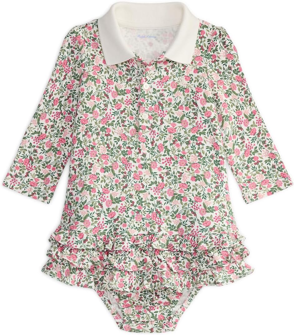 

Платье Polo Ralph Lauren Kids Floral Soft Cotton Polo Dress & Bloomer, цвет Sylvan Floral