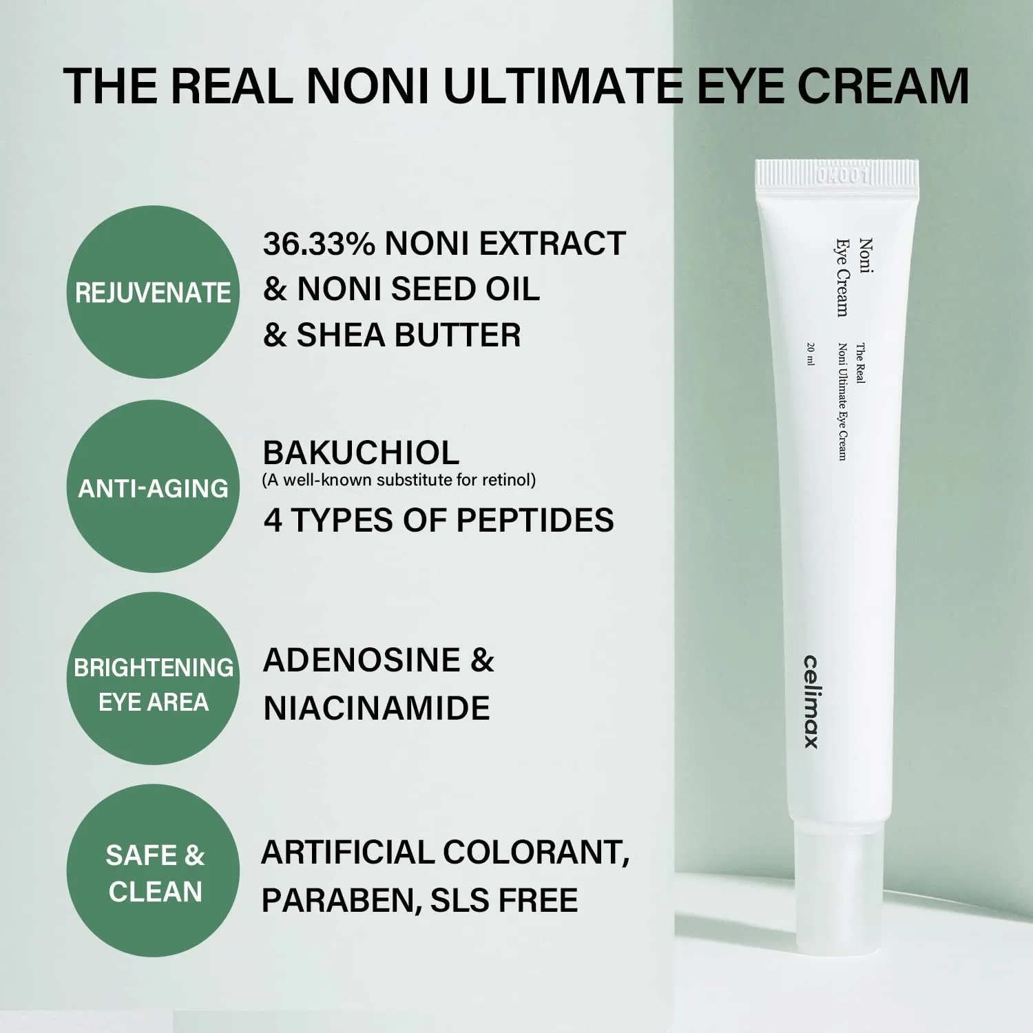 Крем для глаз celimax Eye Cream с нони и бакучиолом Celimax — фото 3