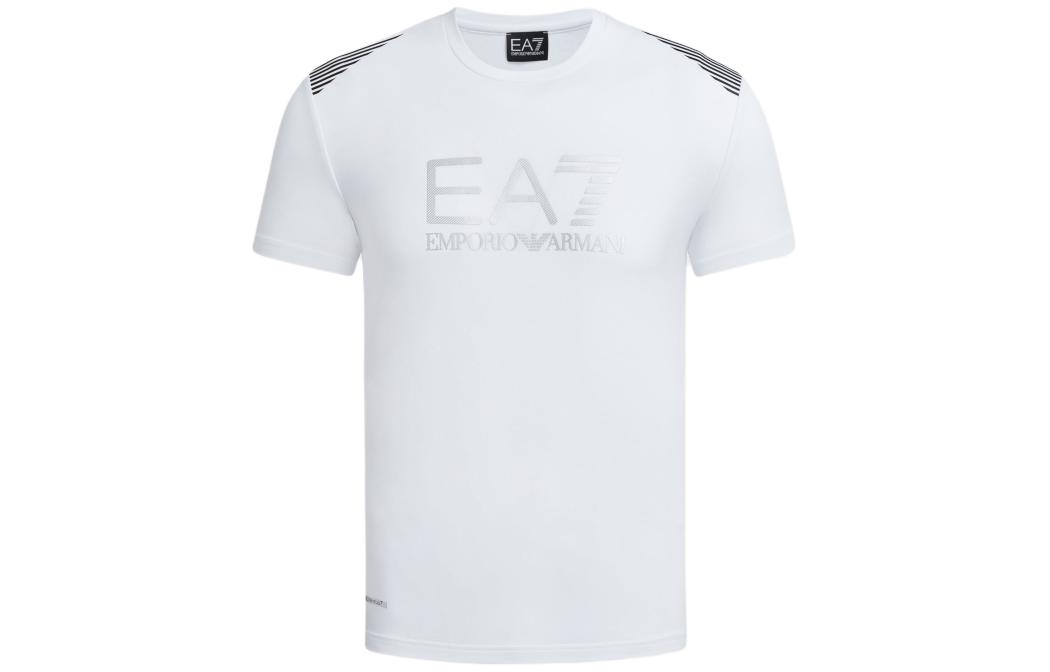 

EMPORIO ARMANI Футболка мужская белая EA7 SS24, Белый, EMPORIO ARMANI Футболка мужская белая EA7 SS24
