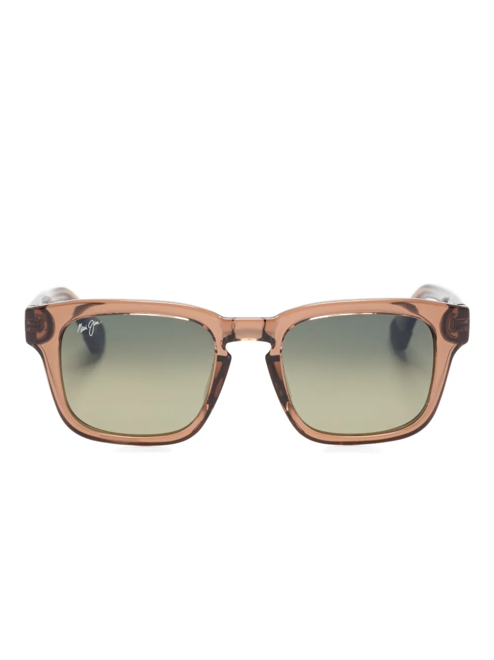 

Солнцезащитные очки с квадратной оправой Maui Jim, коричневый