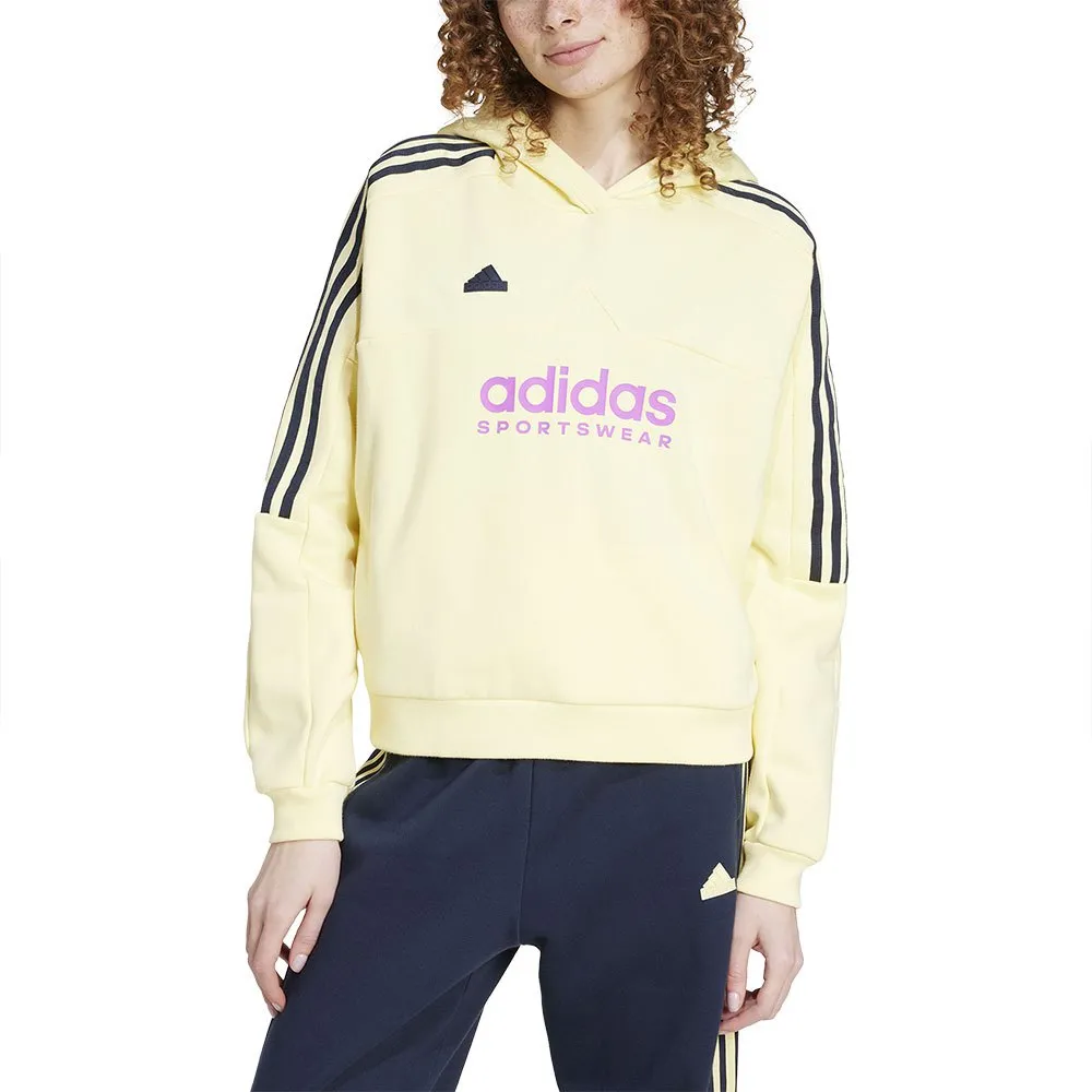

Толстовка adidas Tiro Cut 3 Stripes Fleece, желтый