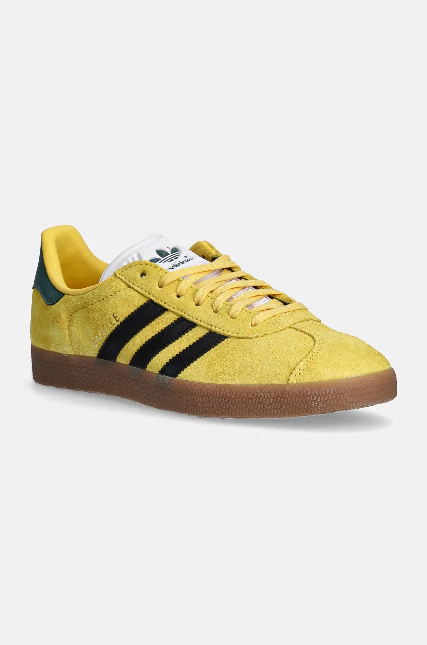 

Кроссовки GAZELLE замшевые adidas Originals, желтый