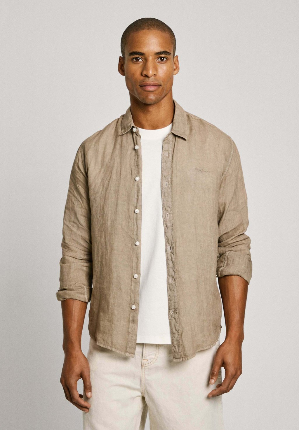 

Рубашка ARNAU Pepe Jeans, бежевый