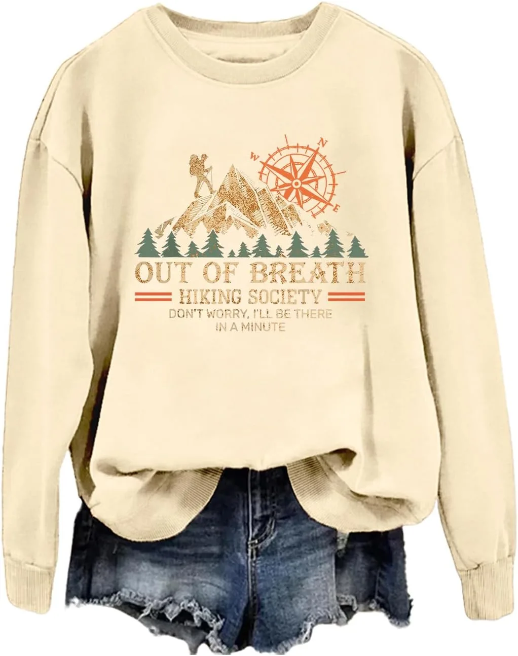 Футболка Out Of Breath Hiking Society