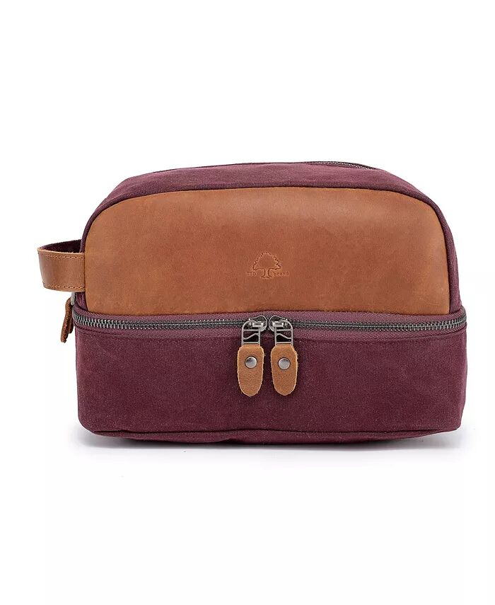 

Косметичка из вощеного холста Stone Creek TSD BRAND, красный