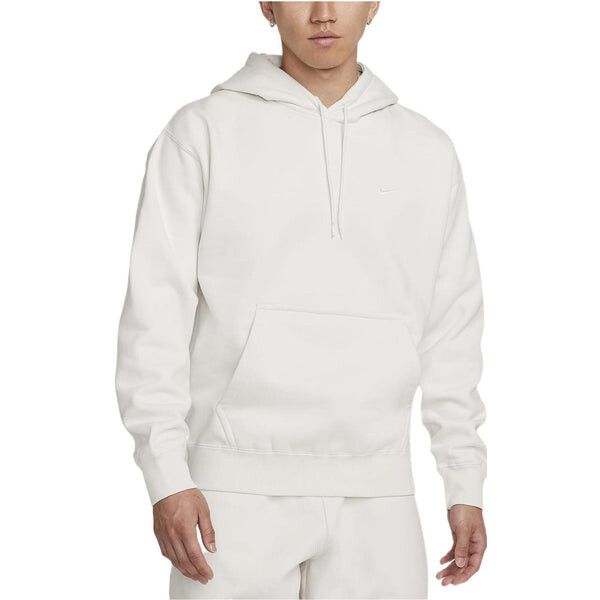 Толстовка Nike Solid Color Minimalistic Hooded Long Sleeves Hoodie Men's White, белый — фото 3