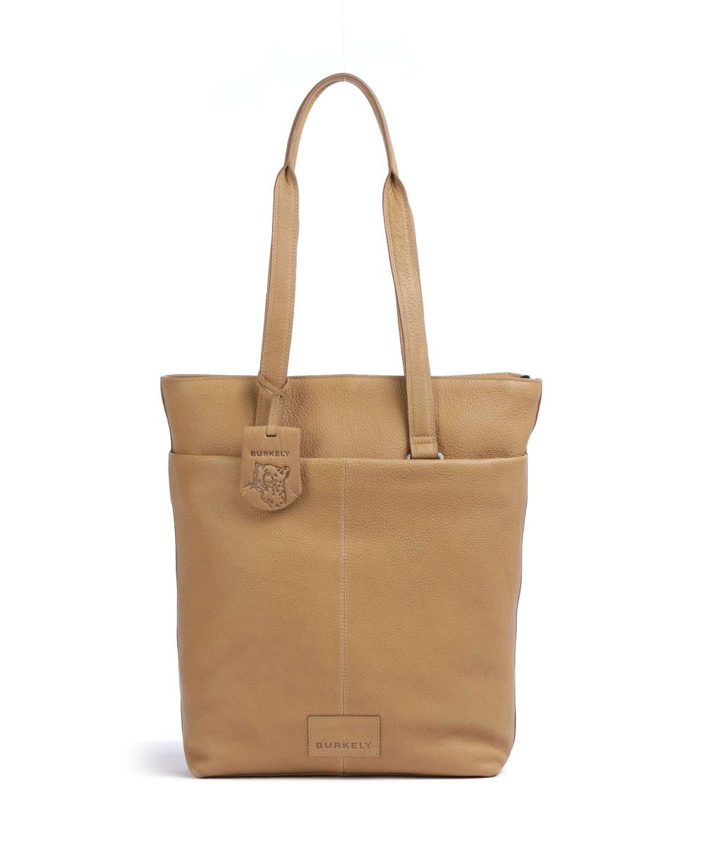 

Мягкая сумка-рюкзак Skylar 14″ из зернистой кожи Burkely, коричневый