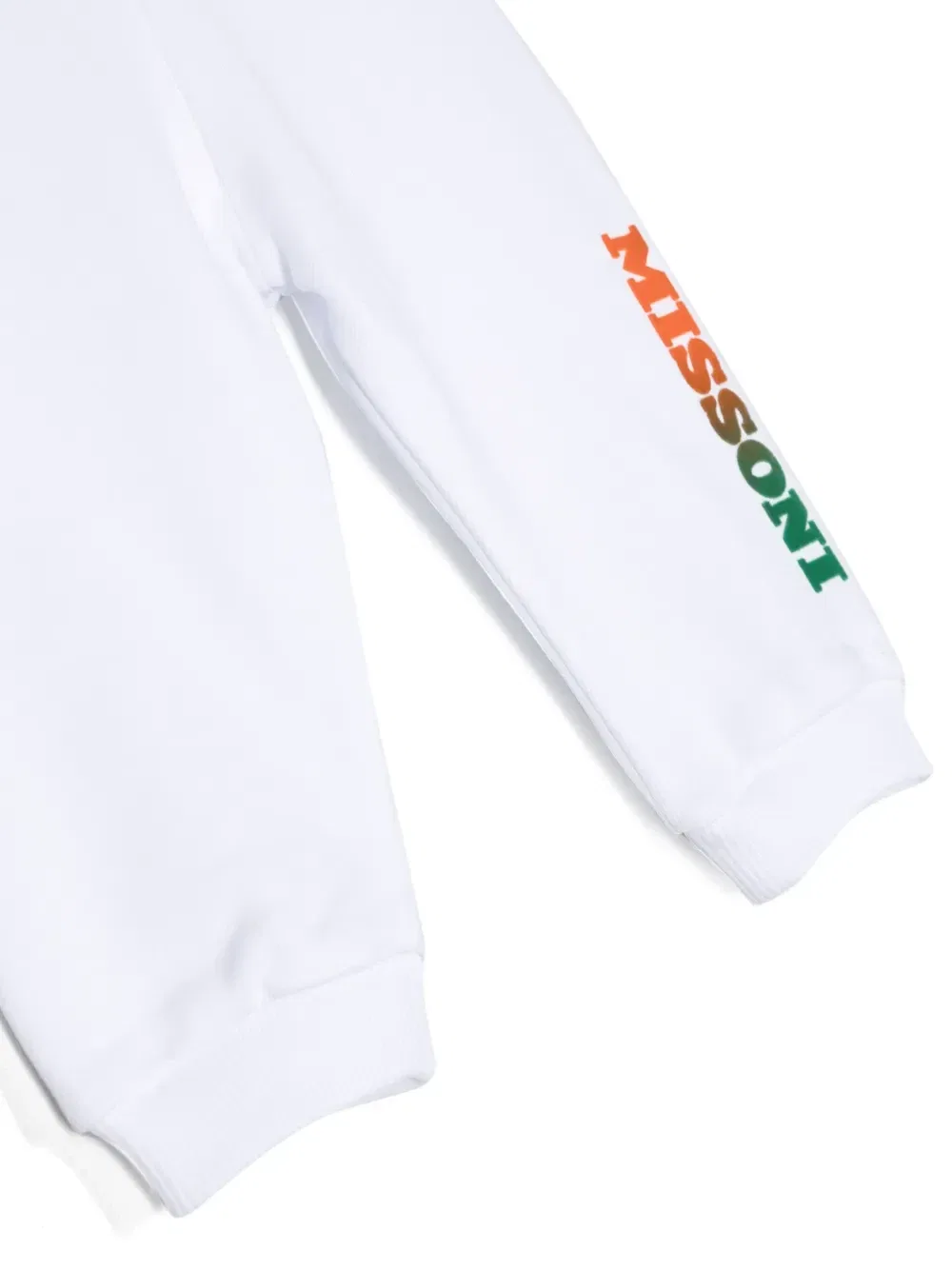 Спортивные брюки с логотипом Missoni Kids, белый — фото 3
