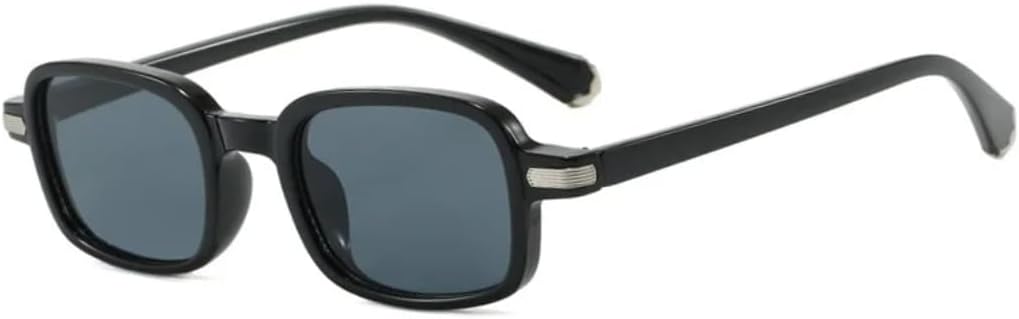 

Солнцезащитные очки для мужчин и женщин - защита UV400 - маленькая оправа с градиентным рисунком, подходят для занятий спортом на открытом воздухе и вождения DSVIGF, Black