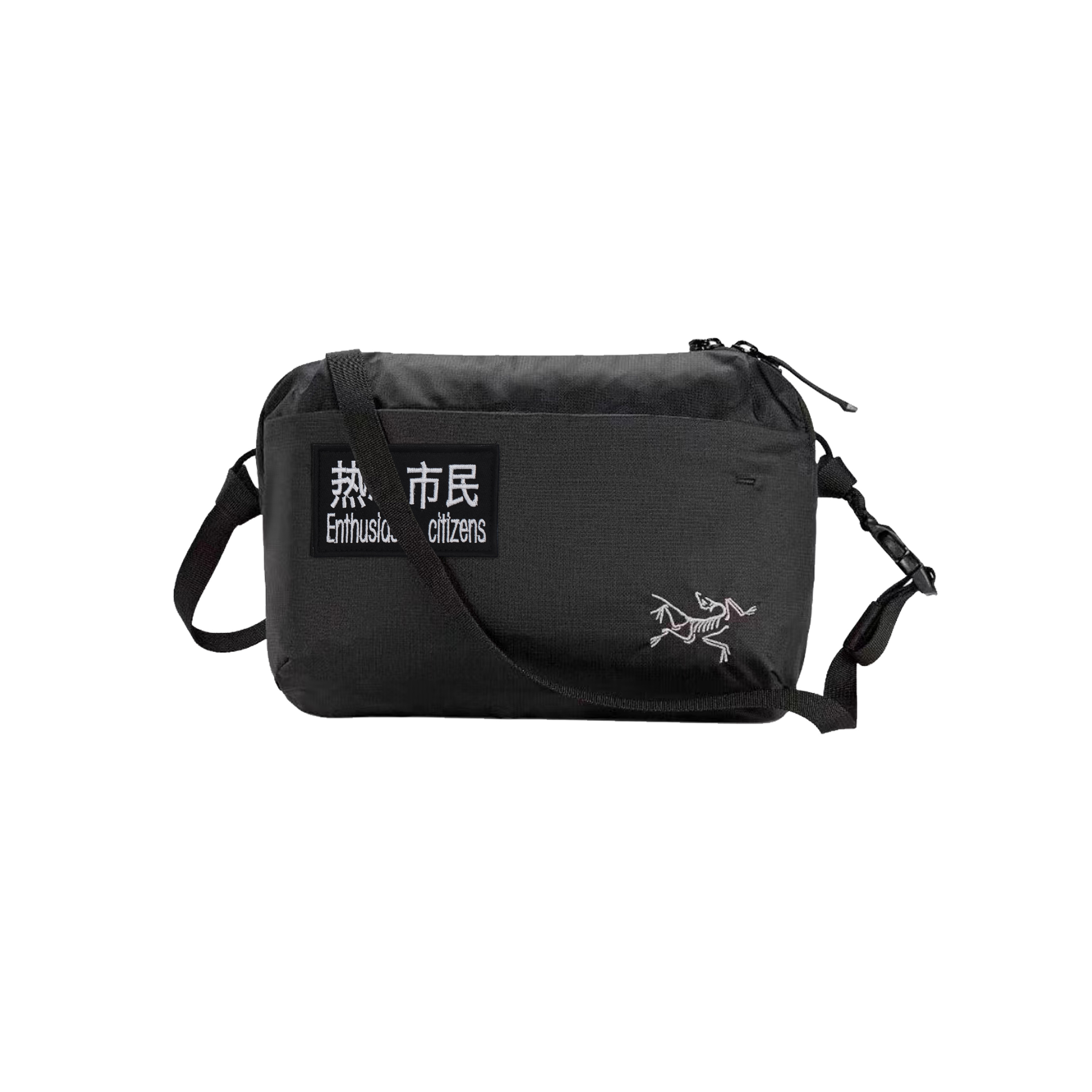 

Arcteryx Полиамидная поясная сумка унисекс черная, Enthusiastic Citizens