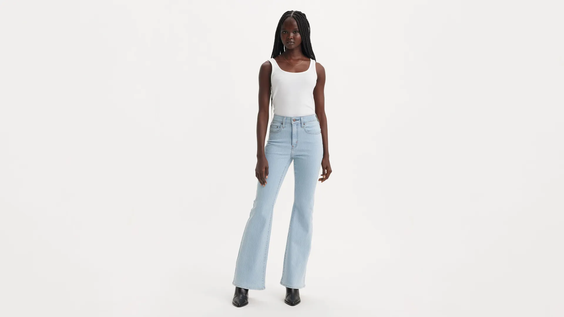 

726 расклешенные женские джинсы с высокой посадкой Levi's, цвет More To See - Light Wash