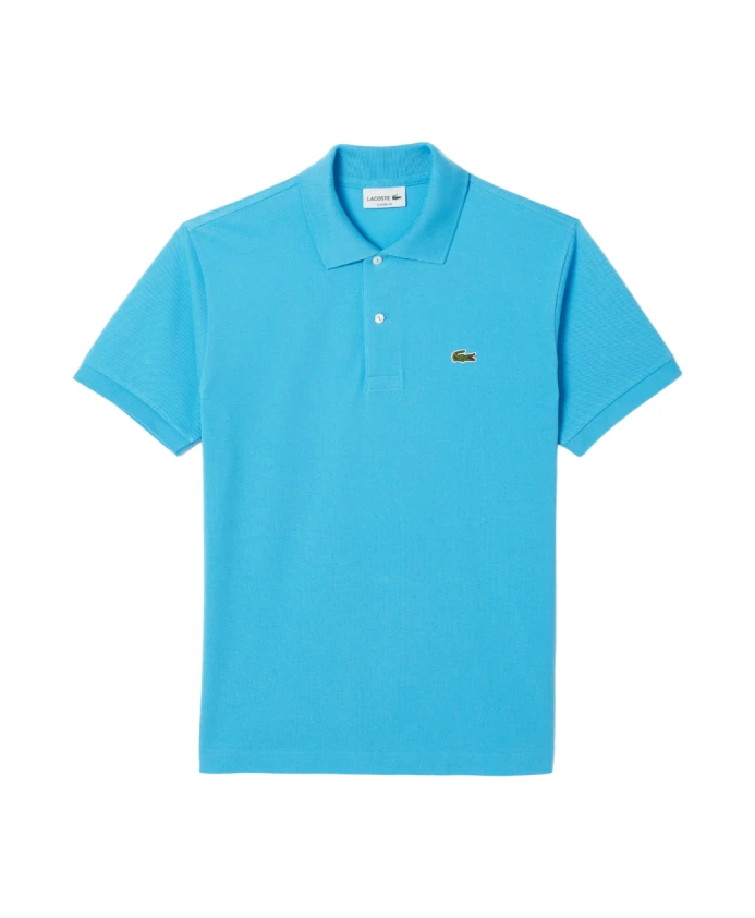 

Классическая рубашка поло синего цвета Lacoste, синий