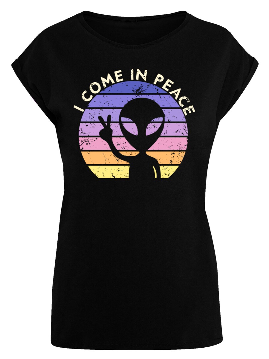 

Рубашка F4NT4STIC Alien Peace Sunset, черный
