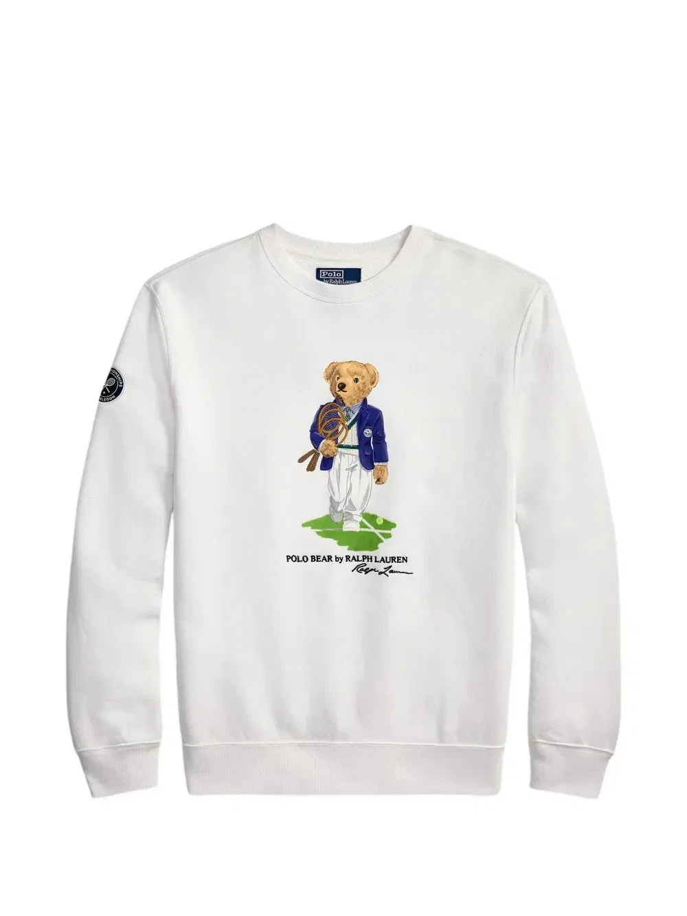 Толстовка Polo Bear с графичным принтом POLO RALPH LAUREN, белый