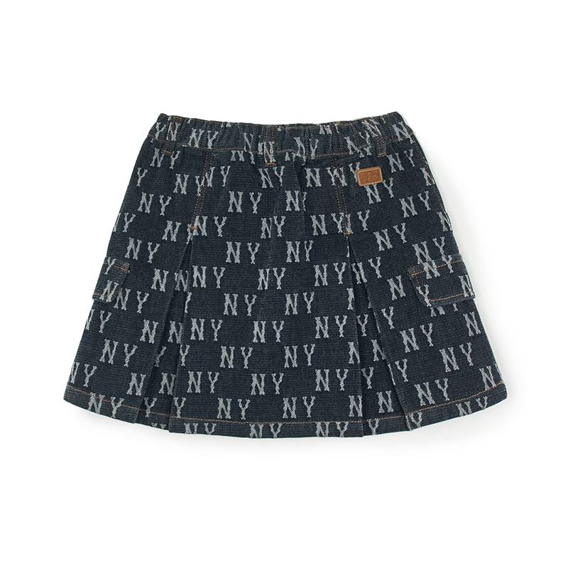 Нью-Йорк Янкиз FW/AW25 юбка с принтом по всей поверхности летняя детская MLB KIDS, синий — фото 2