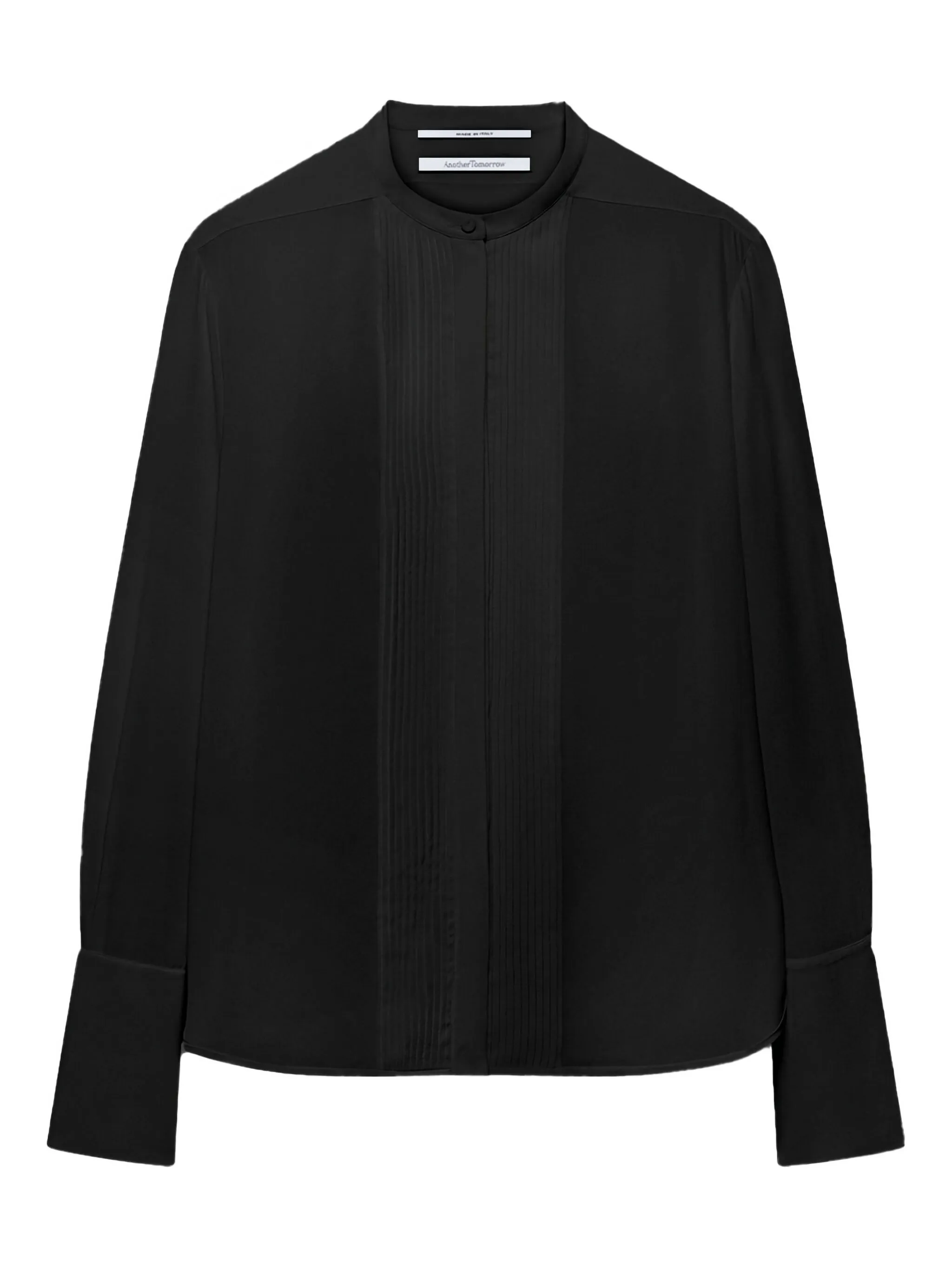 

Рубашка со складками Another Tomorrow, черный
