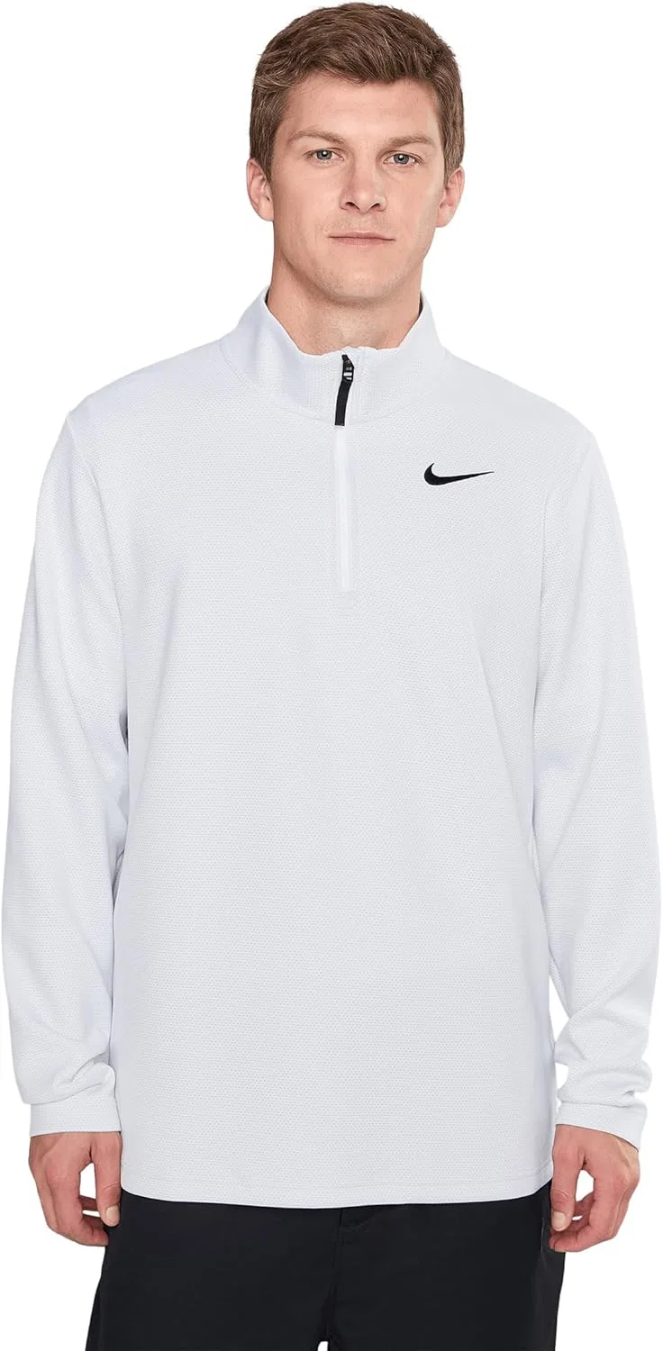 Мужская футболка для гольфа Nike Victory Dri-fit с молнией до середины груди