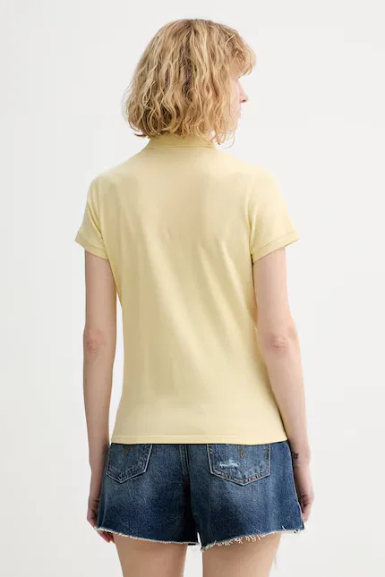 Поло из эластичного хлопка HM POLO Levi's, желтый — фото 3