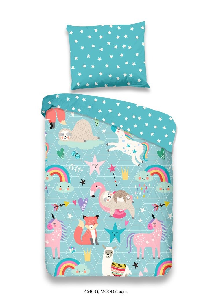 

Детское постельное белье Good Morning Junior с животными - 100 х 135 см - 100% хлопок Muller Textil