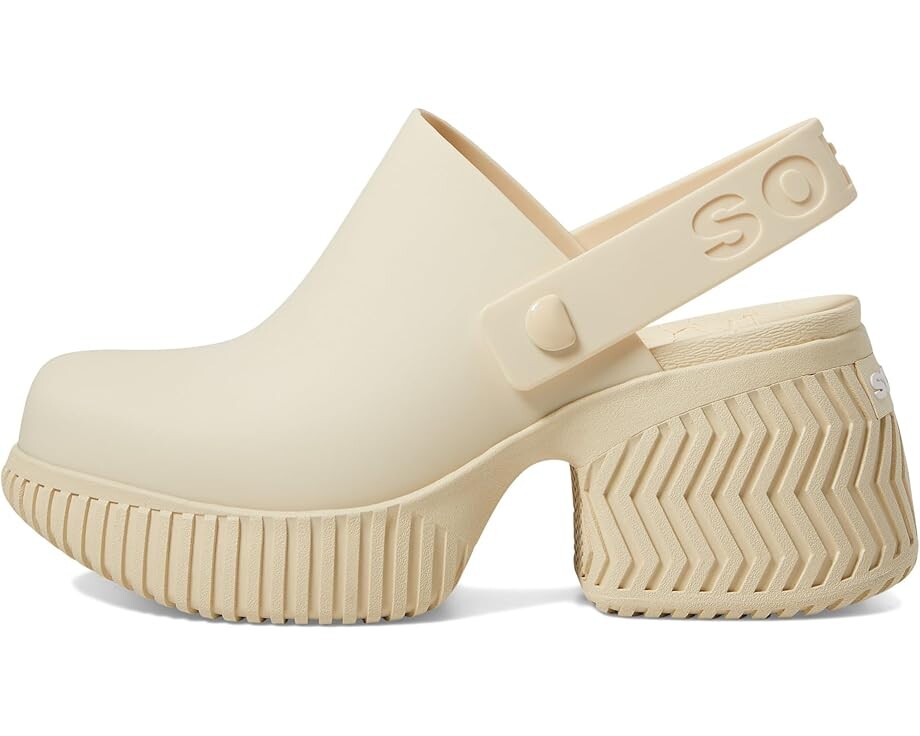 Туфли SOREL ONA Streetworks Heel Clog, цвет Honey White/Sea Salt — фото 4