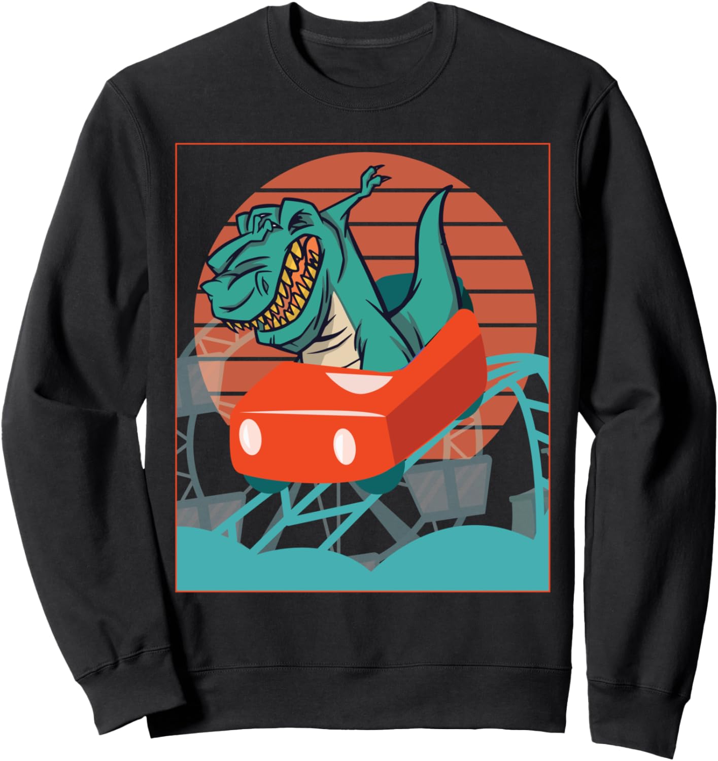 

Толстовка с изображением динозавра Тираннозавра Рекса на американских горках, черная Roller Coaster Amusement Theme Park Hs0, Черный, Толстовка с изображением динозавра Тираннозавра Рекса на американских горках, черная Roller Coaster Amusement Theme Park 