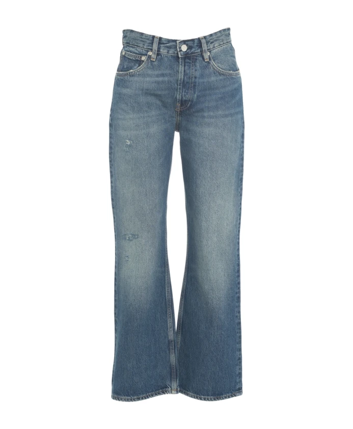 

Широкие джинсы синего цвета, осень-зима 2025 Won Hundred, синий