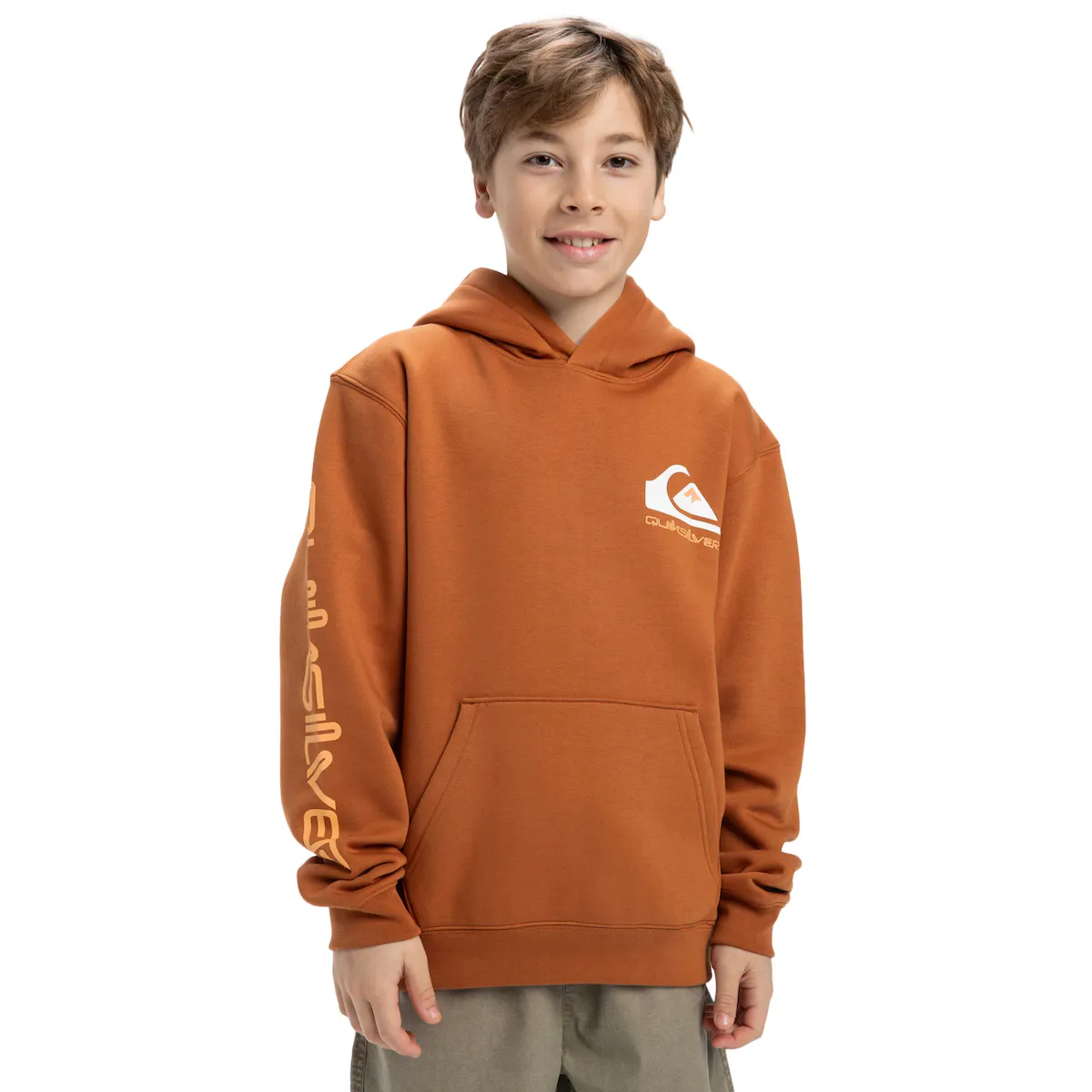 

Детская толстовка Quiksilver Omni Logo, коричневый