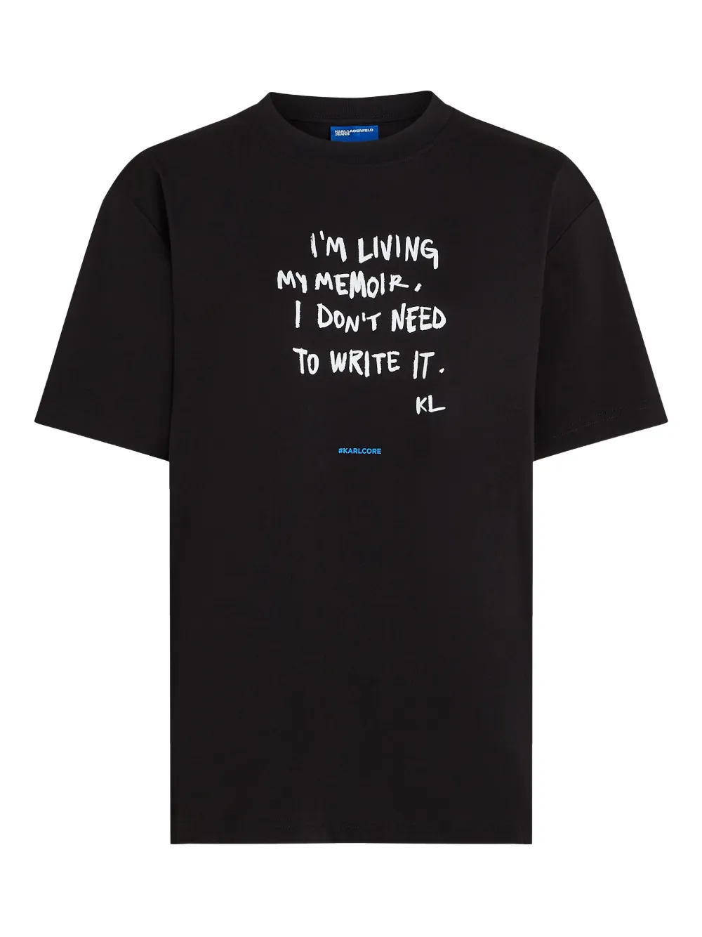 

Футболка Karlism Karl Lagerfeld Jeans, черный