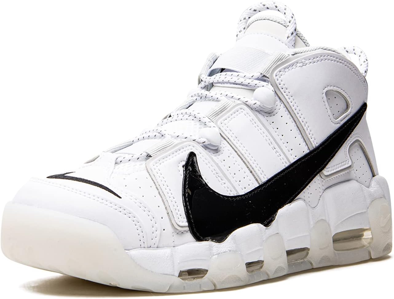 Мужские кроссовки Nike Air More Uptempo '96, белый/черный — фото 4