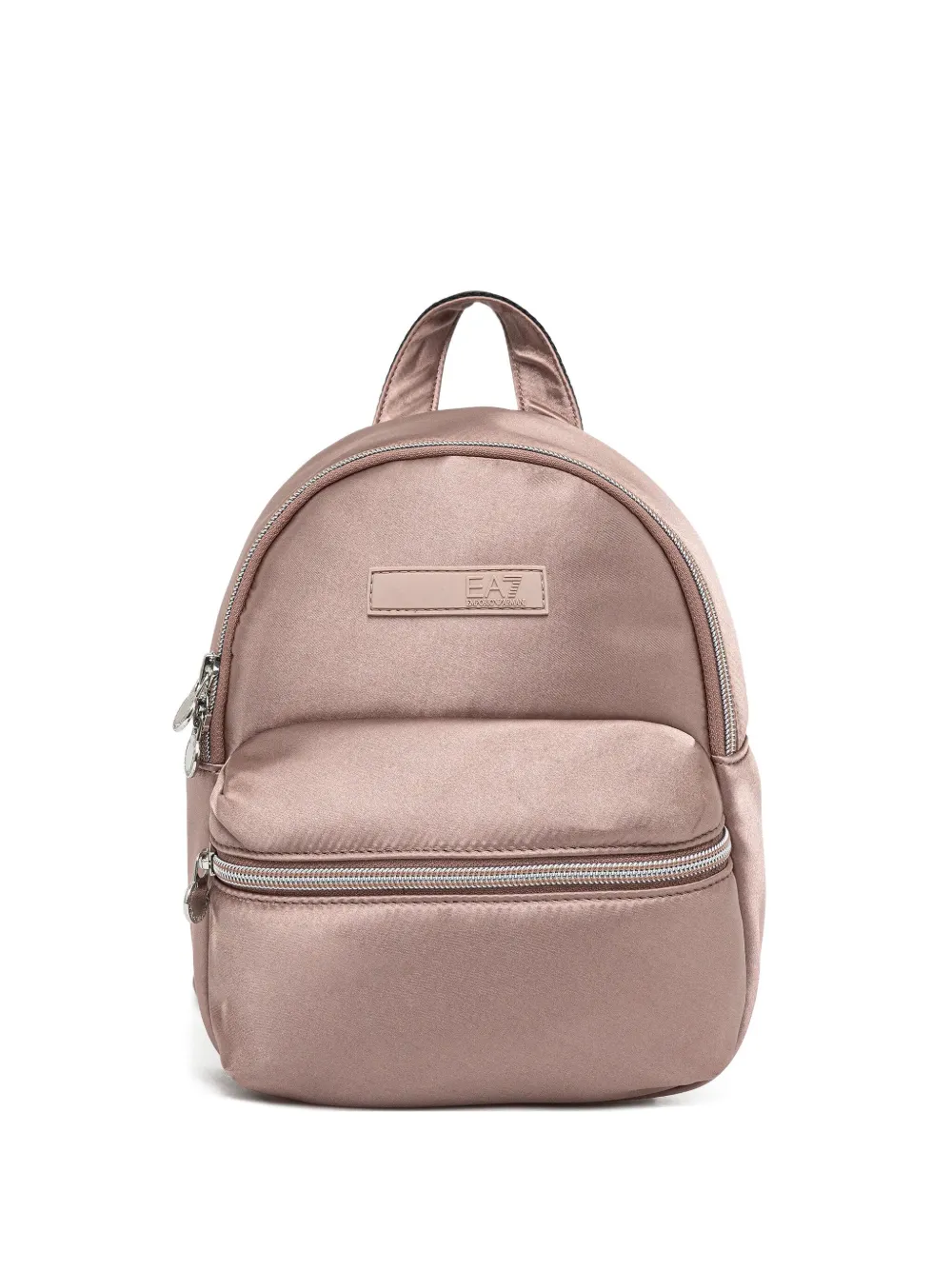 

Рюкзак с застежкой-молнией и нашивкой-логотипом Ea7 Emporio Armani, розовый